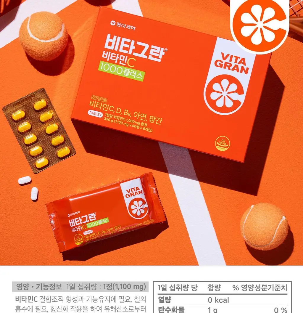 [동아제약] 비타그란 비타민C 1000 플러스 300정 (10개월분) 상세페이지 13